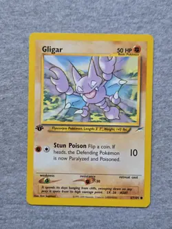 Gligar 67/105 1st Ed. Neo Destiny Common Pokemon Card - Image 1
