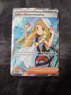 Pokemon Lillie's Determination 169/132 Me01: Mega Evolution Ultra Rare Holo - Image 1