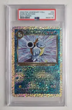 2002 Pokemon Dark Blastoise Box Topper PSA 4 VG-EX Rev Holo Legendary Collection - Image 1