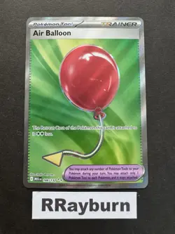 Pokemon Air Balloon Trainer 166/132 Me01: Mega Evolution Holo - Image 1