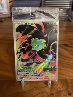 Pokemon Mega Evolutions Bulbasaur 133/132 Full Art Stamped Promo - Image 1