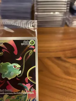 Pokemon Mega Evolutions Bulbasaur 133/132 Full Art Stamped Promo - Image 3