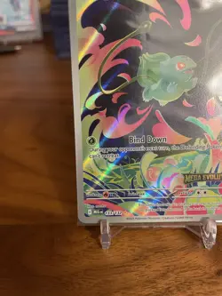 Pokemon Mega Evolutions Bulbasaur 133/132 Full Art Stamped Promo - Image 5