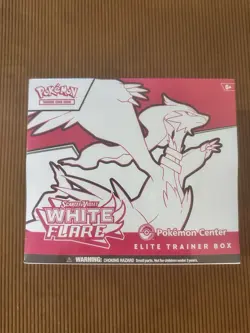 White Flare Pokemon Center Elite Trainer Box ETB | Scarlet & Violet | SEALED - Image 1