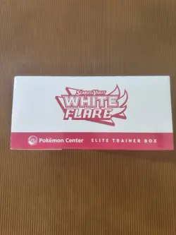 White Flare Pokemon Center Elite Trainer Box ETB | Scarlet & Violet | SEALED - Image 3