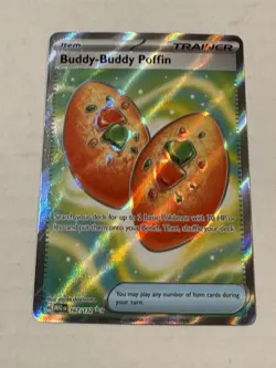 Buddy-Buddy Poffin 167/132 Me01: Mega Evolution Holo Pokemon TCG - Image 2