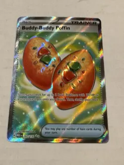 Buddy-Buddy Poffin 167/132 Me01: Mega Evolution Holo Pokemon TCG - Image 3