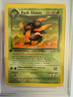 2000 Pokemon 1st Edition Dark Gloom - Team Rocket 36/82 - PSA 9 Mint! WOTC - Image 3