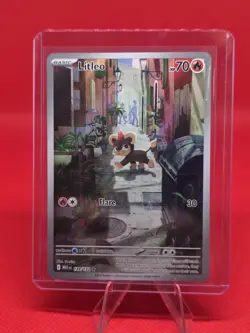 Pokemon TCG Litleo 139/132 Me01: Mega Evolution Holo - Image 1
