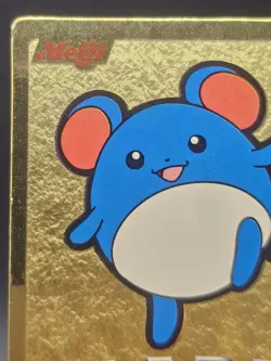 Meiji Get Card Gold Marill Pokemon Card Japanese - Image 2