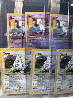 Pokemon TCG Black Star Promo Mew #8 X3 & Togepi #30 X5 - Image 3