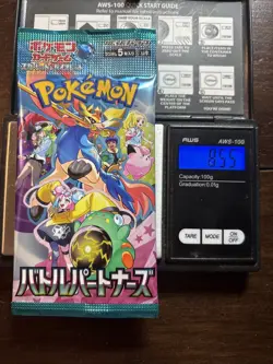 Heavy 8.55g Pokemon Sealed Journey Together Japanese Booster Pack - Image 1