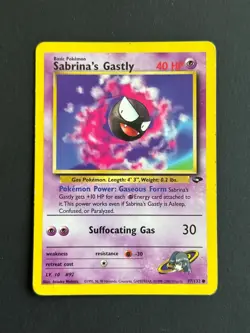 Carte Pokemon - Sabrina's Gastly 97/132 - Gym Challenge - Anglais - Image 1