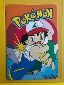 ALAKAZAM Pokemon Pocket Monsters Japanese Vending Prism Sticker LP Holo Foil - Image 2