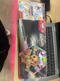 Pokemon Prismatic Evolutions Surprise Box And Booster Bundle Sealed - Image 1