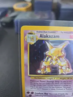 Pokemon TCG Alakazam Holo Rare Card 1/102 Base Set 1999 *Check Pictures* - Image 2