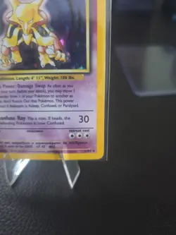 Pokemon TCG Alakazam Holo Rare Card 1/102 Base Set 1999 *Check Pictures* - Image 4