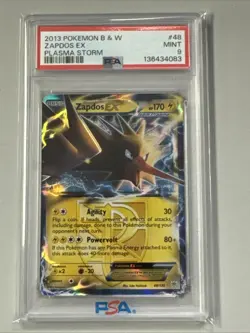 Pokemon Plasma Storm Zapdos Ex 48/135 Psa 9 - Image 1