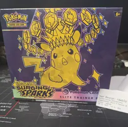 Pokemon Surging Sparks Pokemon Center ETB Elite Trainer Box - Sealed ETB - Image 1