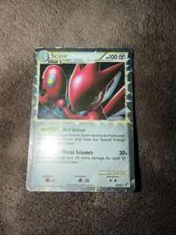 Pokemon TCG Scizor Prime 84/90 Undaunted Holo Rare LP/MP Condition - Image 1