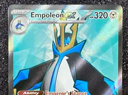 Empoleon ex (114/094) ~ Mint/NM Phantasmal Flames 2025 Full-Art Holo Pokemon TCG - Image 2
