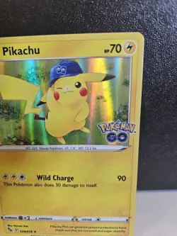 Pokemon TCG Pikachu Pokemon Go 028/078 Holo Holo Rare NM - Image 3