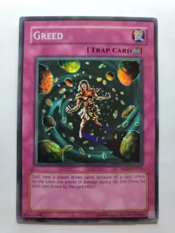 Greed - SOD-EN055 - Super Rare - Unlimited - Yugioh - Image 1