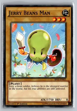 1996 Yu-Gi-OH! Jerry Beans Man BPo3-EN001 - Image 1