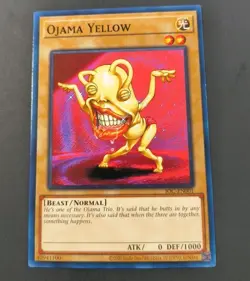 Yu-Gi-Oh! Invasion Of Chaos Ojama Yellow Common Card IOC-EN001 NM - Image 1