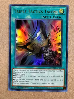 Triple Tactics Talent MAMA-EN090 Magnificent Mavens 1st Edition Yugioh - Image 1