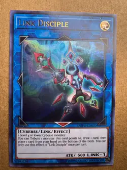 Link Disciple DUPO-EN070 Duel Power 1st Edition Yugioh - Image 1