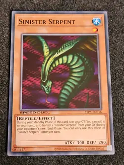 STP5-EN016 Sinister Serpent NM Common Speed Duel Tournament Pack 5 - Image 1