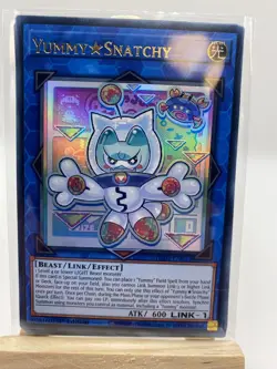 YUMMY ☆ SNATCHY ULTRA RARE 1ST EDITION JUSH-EN022 YUMMY SNATCHY YUGIOH! EURO - Image 1