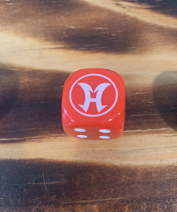 YuGiOh! Legendary Duelist Season 3 Dice- Elemental Hero Red - Image 1