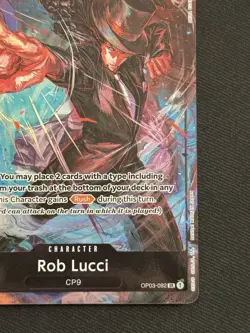 One Piece TCG - Rob Lucci AA #OP03-092 Pillars of Strength Near Mint - Image 5