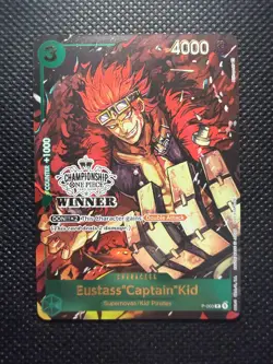 Eustass "Captain" Kid P-003 Store Championship WINNER One Piece Card Game EN LP+ - Image 1