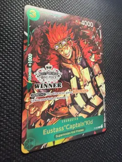 Eustass "Captain" Kid P-003 Store Championship WINNER One Piece Card Game EN LP+ - Image 4