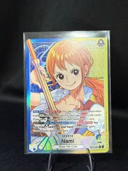 Nami Leader Alt Art Foil OP11-041 A Fist of Divine Speed + RANDOM SR - Image 1