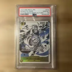 PSA10 Monkey D. Garp ST13 One Piece Card Japanese - Image 1