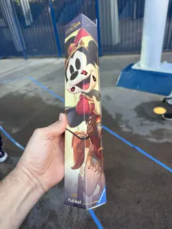 🔥 Disney Lorcana Park Exclusive - Iconic Mickey & Minnie Foil Playmat Sealed !! - Image 1