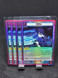 UNION ARENA SWORD ART ONLINE VOL 2 KIRITO EX08BT/SAO-2-036 English x4 - Image 1