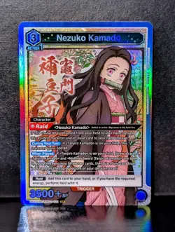 Nezuko Kamado Union Arena Super Rare Demon Slayer Vol 2 Tcg Set - Image 1