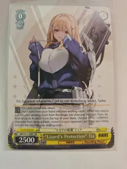 Weiss Schwarz: NIKKE - "Lizard's Protection" Tia - NIK/S117-E001 RR - NM Single - Image 1