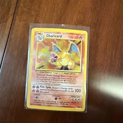 Pokemon TCG Charizard 1999 Holo Rare Card 4/102 Base Set Unlimited HP Heavy Play - Image 1