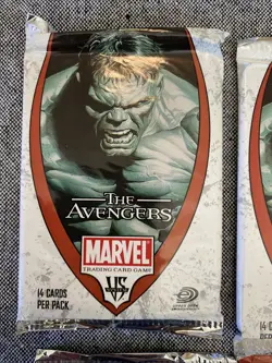 VS. SYSTEM The Avengers Trading Card Game, CCG 4 NEW Booster Packs - Image 2