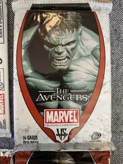 VS. SYSTEM The Avengers Trading Card Game, CCG 4 NEW Booster Packs - Image 4
