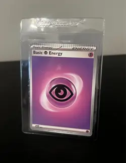 Pokemon TCG CRIMP ERROR Psychic Energy card - Image 1