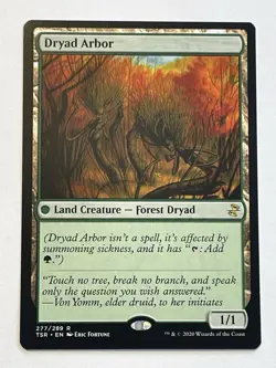 MTG Dryad Arbor NM Time Spiral Remastered Regular Magic The Gathering - Image 1