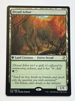 MTG Dryad Arbor NM Time Spiral Remastered Regular Magic The Gathering - Image 2