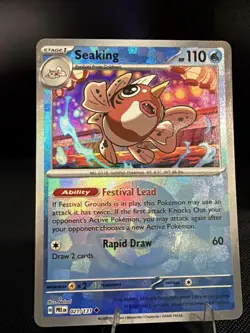 Pokemon TCG -Seaking (Master Ball Pattern) 021/131 Sv: Prismatic Evolutions Holo - Image 1